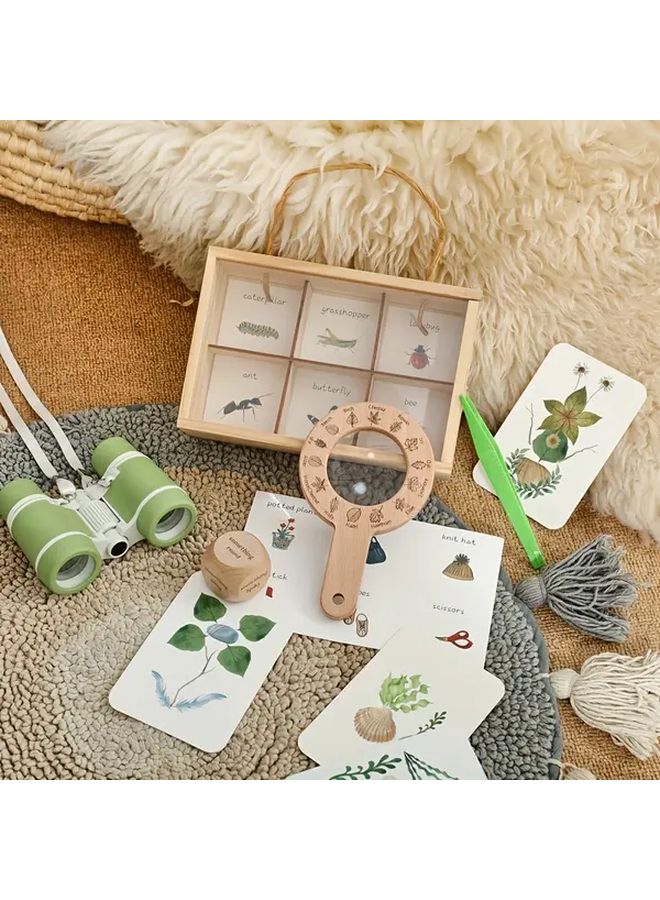 مجموعة المغامرات الخشبية للأطفال: لعبة استكشاف البحث عن الكنز في الهواء الطلق - Image 2